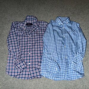 Vineyard Vines Boys Plaid Button-Down Performance Shirts, Size S